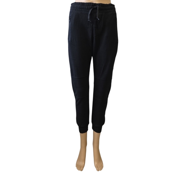 H&M Black Ribbed Joggers - Picture 1 of 3